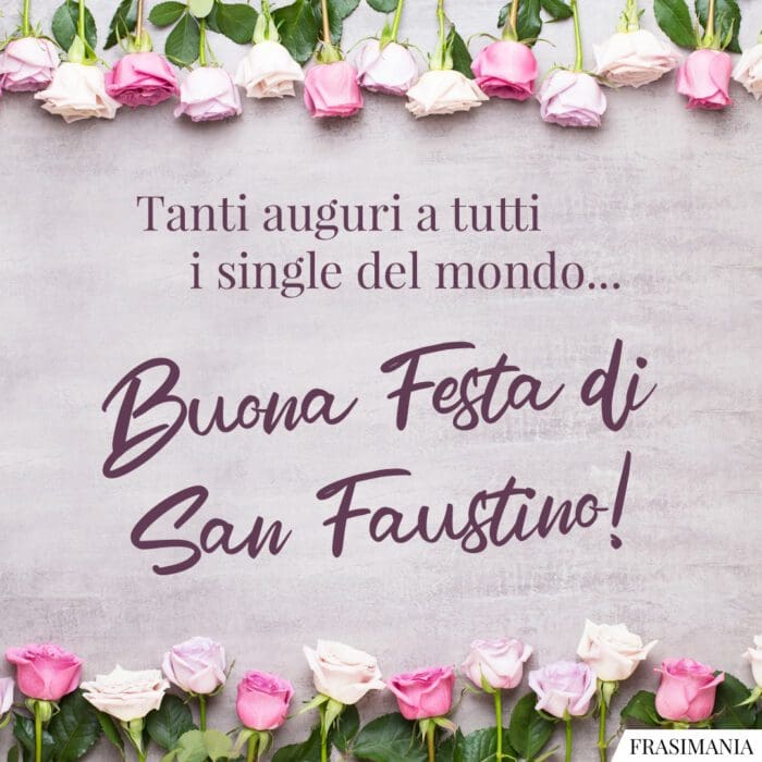 Auguri Festa San Faustino single