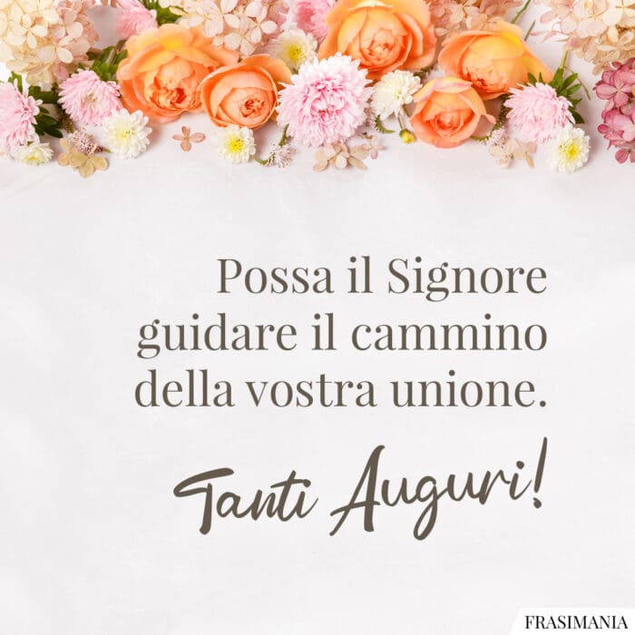 Che questo vostro cammino insieme possa durare per sempre… Tantissimi Auguri di Cuore!