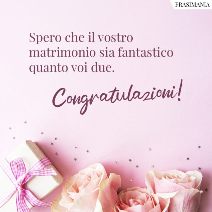 Auguri matrimonio civile congratulazioni