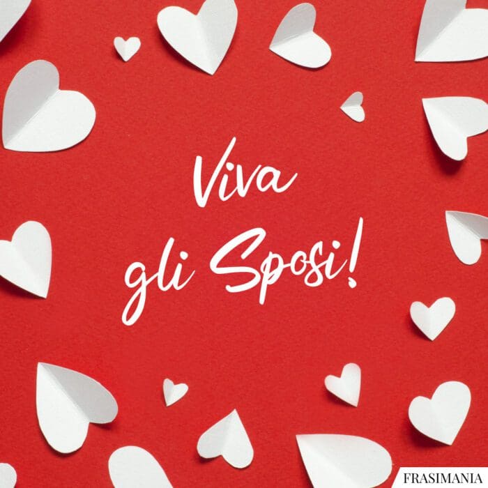 Auguri matrimonio viva sposi