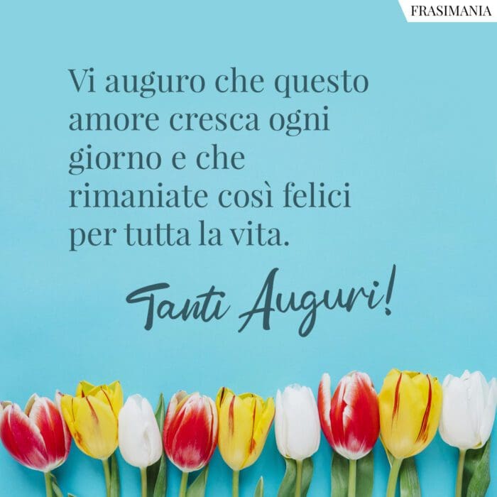 Frasi auguri matrimonio amore