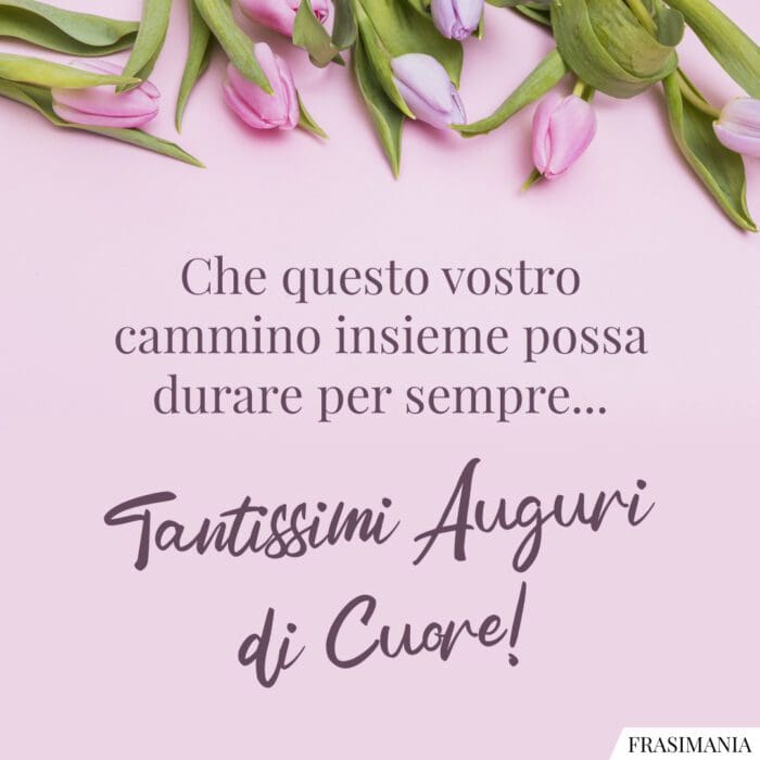 Frasi auguri matrimonio cammino