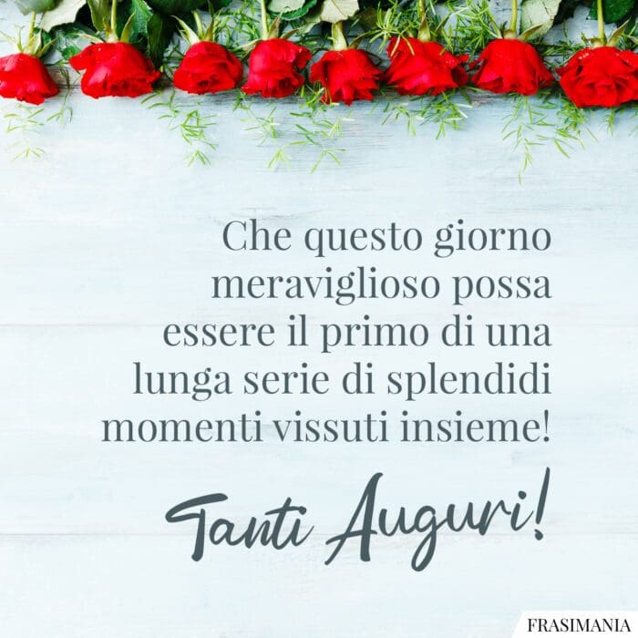 Frasi auguri matrimonio giorno