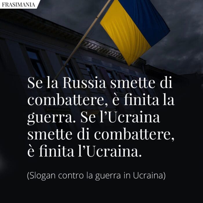 Frasi guerra Ucraina Russia