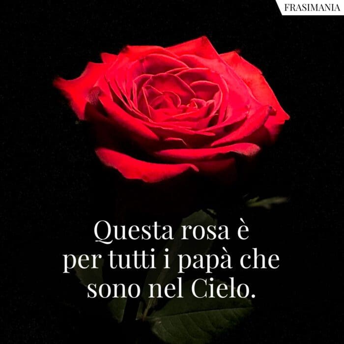 Frasi rosa papà cielo