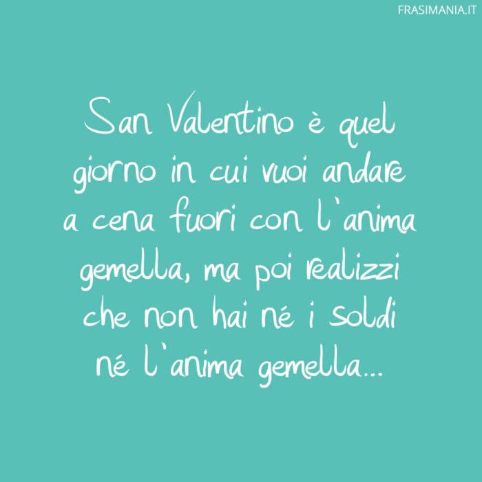 Frasi San Valentino divertenti anima