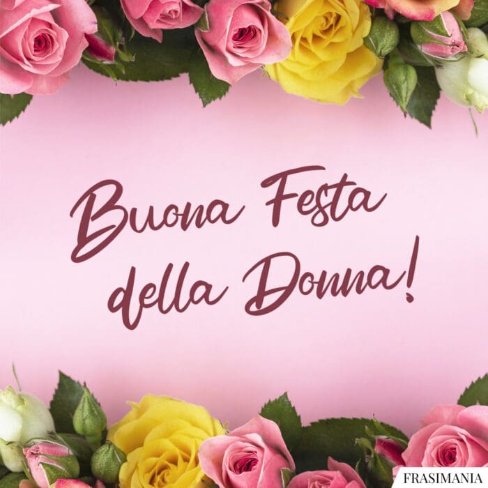 Auguri Buona Festa Donna