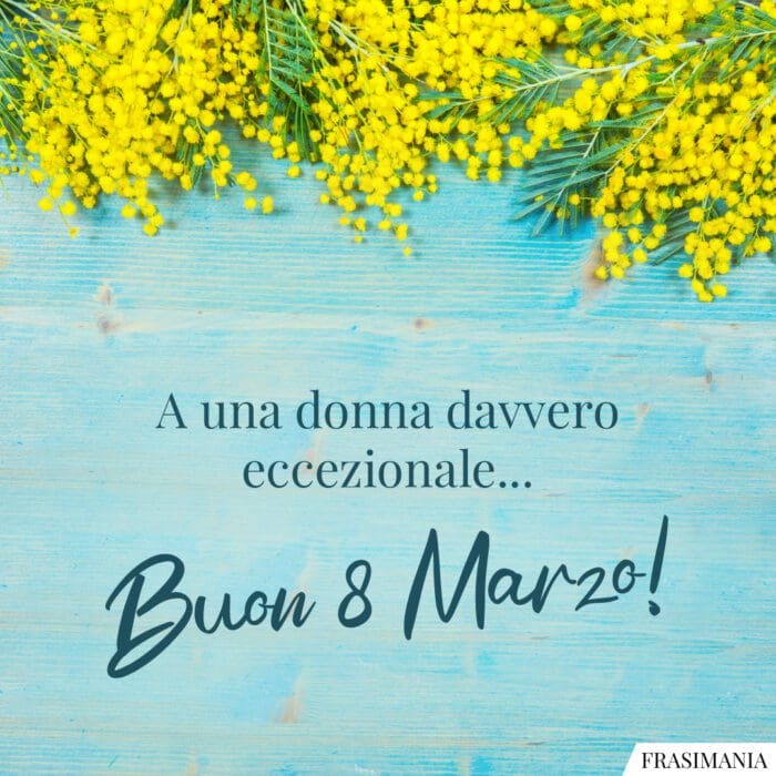 Buon 8 marzo donna