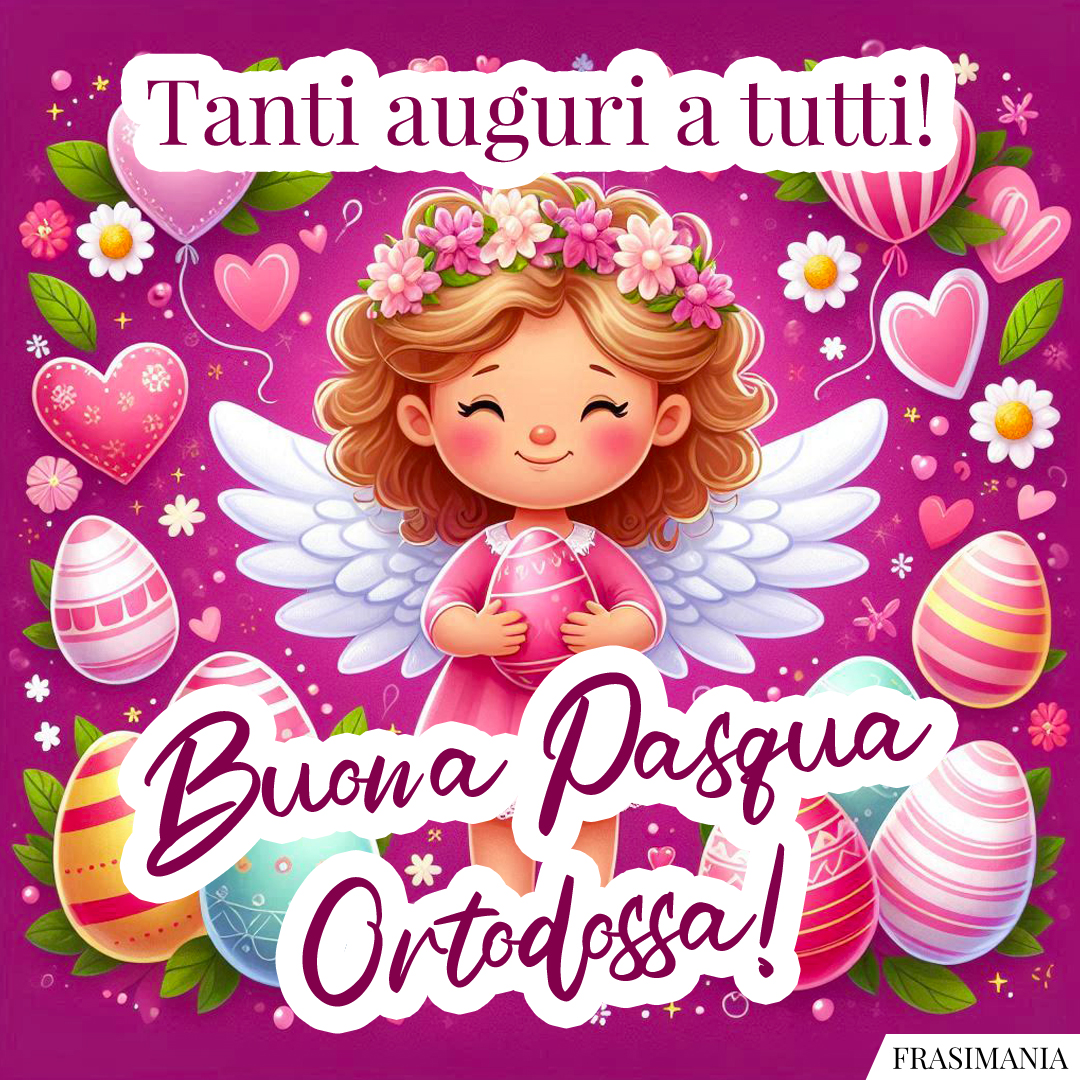 Tanti auguri a tutti! Buona Pasqua Ortodossa!