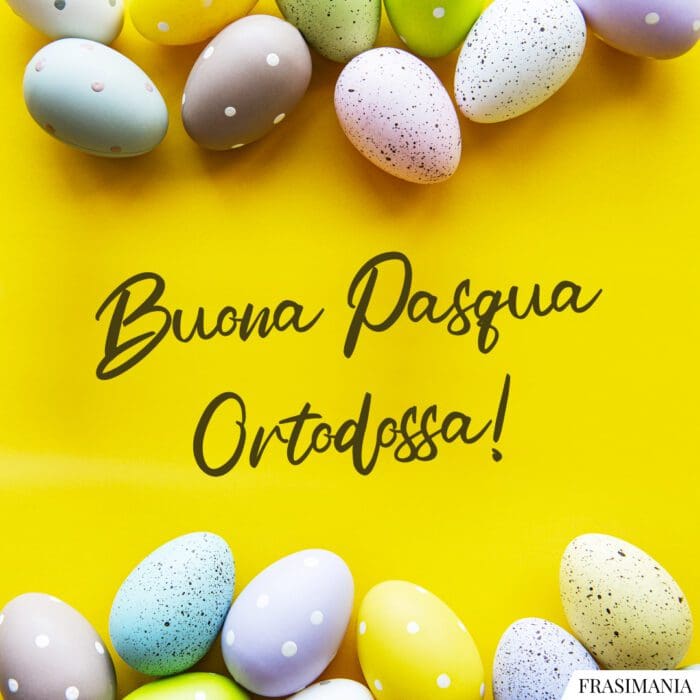 Buona Pasqua Ortodossa auguri