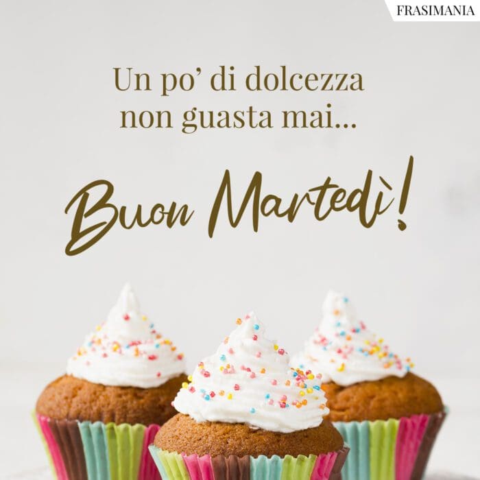 Un po' di dolcezza non guasta mai... Buon Martedì!