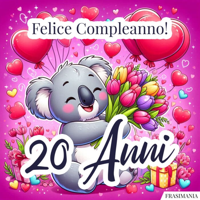 Felice Compleanno! 20 Anni.