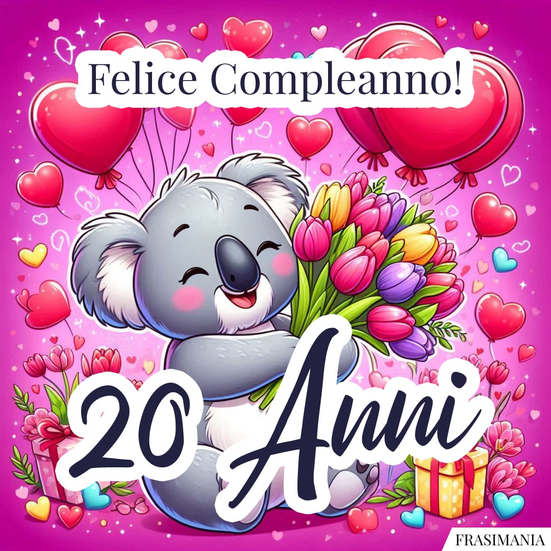 Felice Compleanno! 20 Anni.