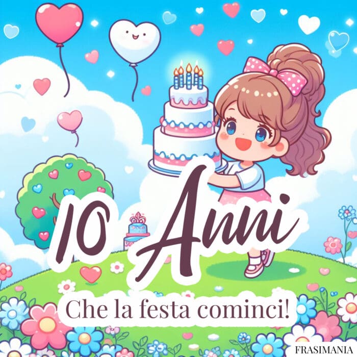 10 Anni. Che la festa cominci!