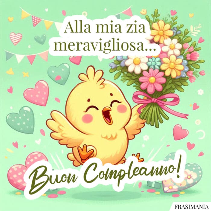 Alla mia zia meravigliosa… Buon Compleanno!