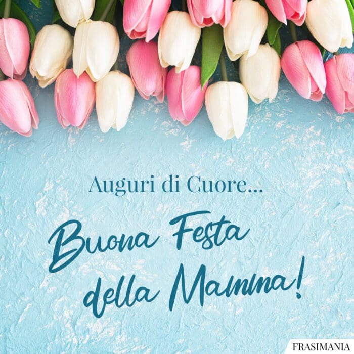 Auguri festa mamma cuore