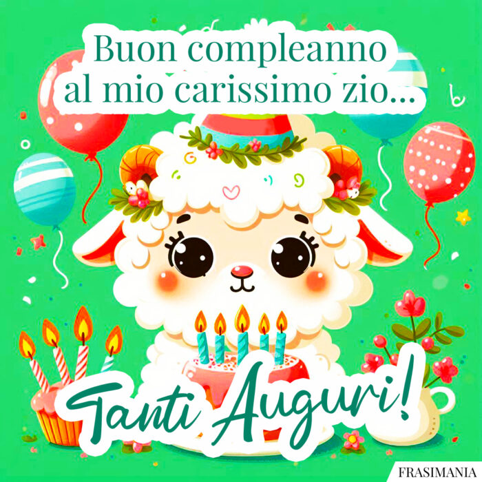 Buon compleanno al mio carissimo zio… Tanti Auguri!