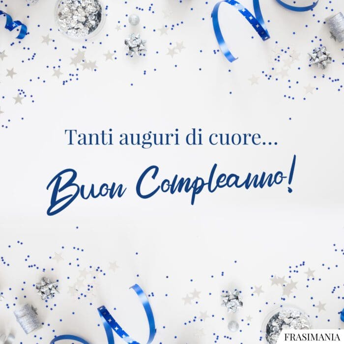 Auguri buon compleanno cuore