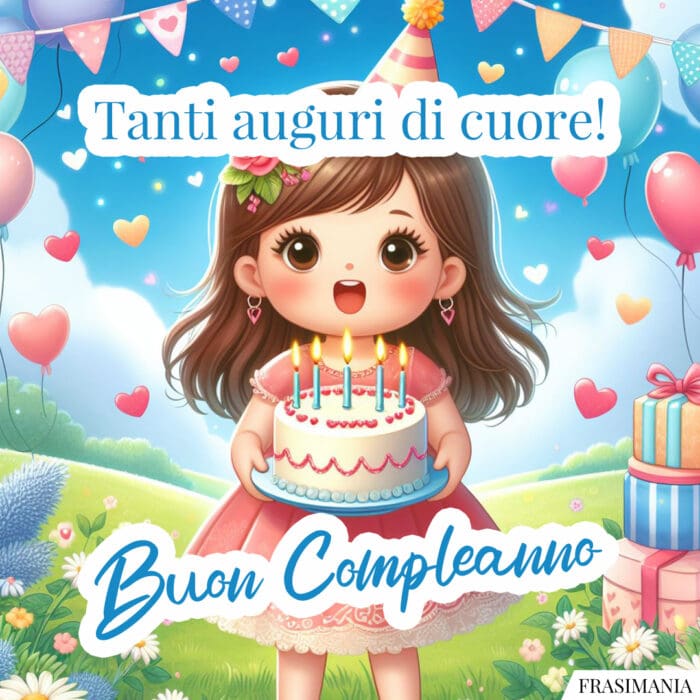 Tanti auguri di cuore! Buon Compleanno.