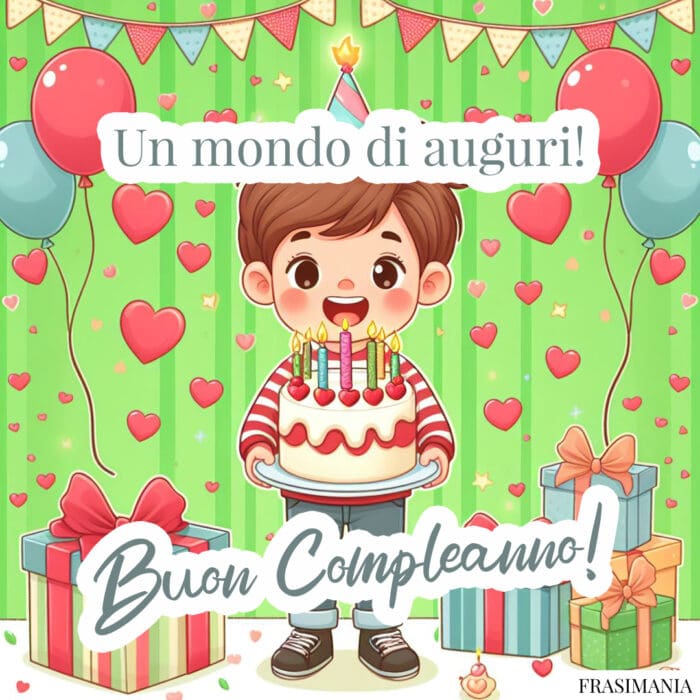 Un mondo di auguri! Buon Compleanno!