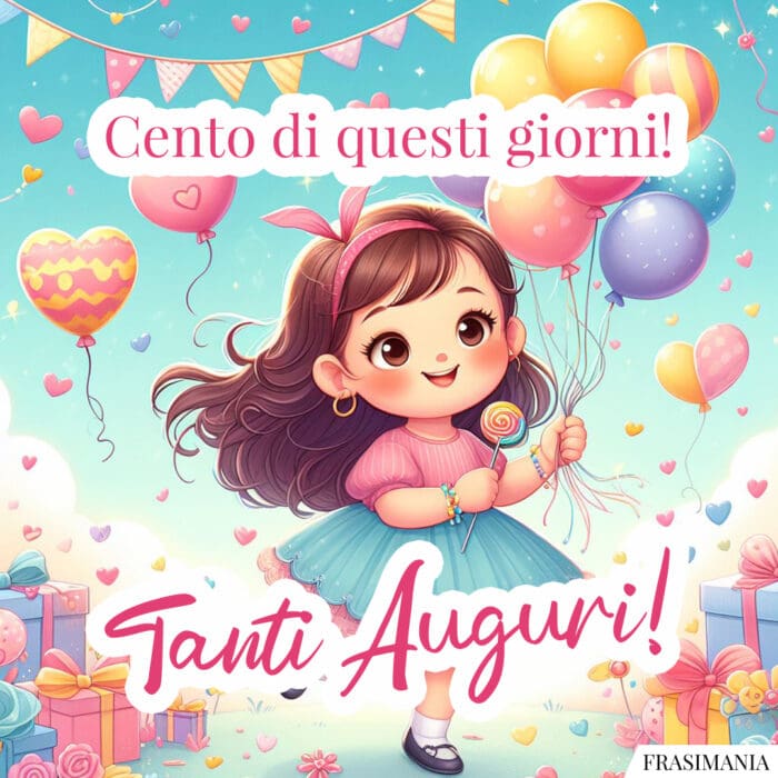 Buon compleanno cento giorni