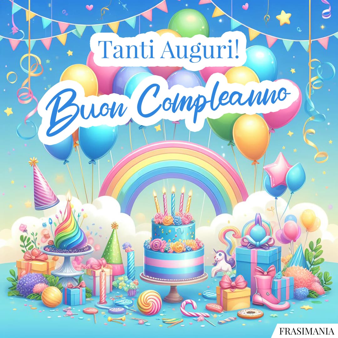 Tanti Auguri! Buon Compleanno.
