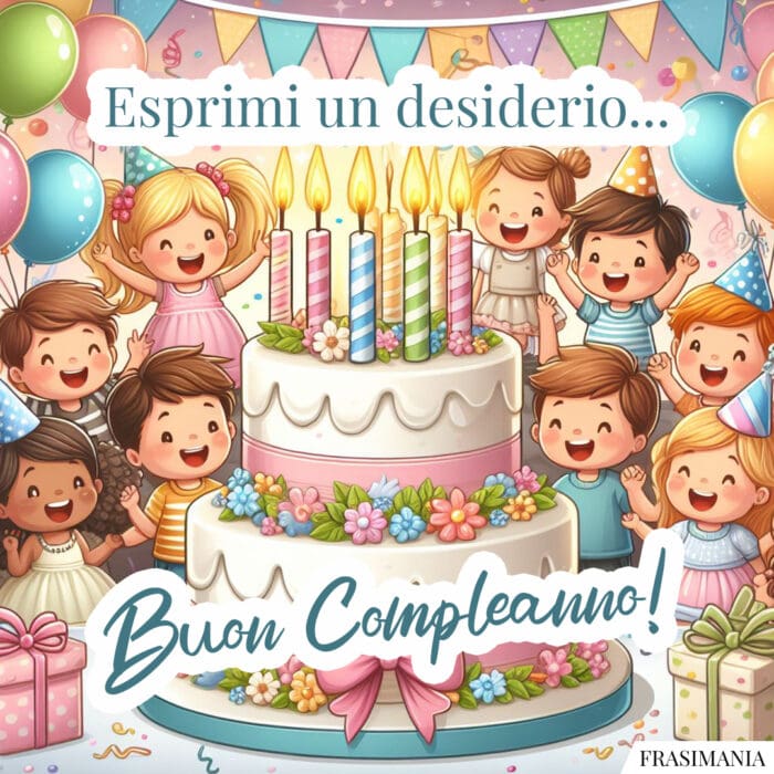 Esprimi un desiderio… Buon Compleanno!