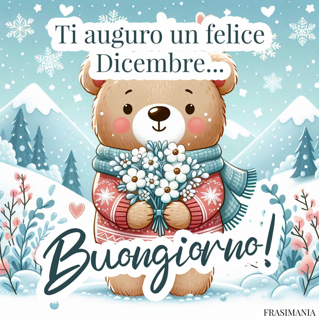 Ti auguro un felice Gennaio... Buongiorno!