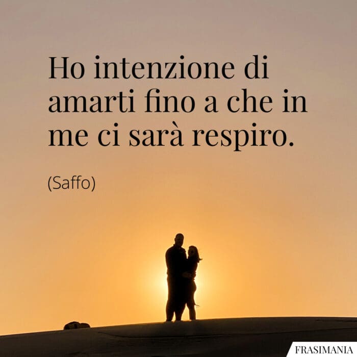 Frasi amarti respiro Saffo