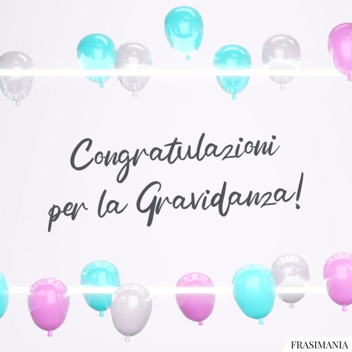 Auguri gravidanza congratulazioni