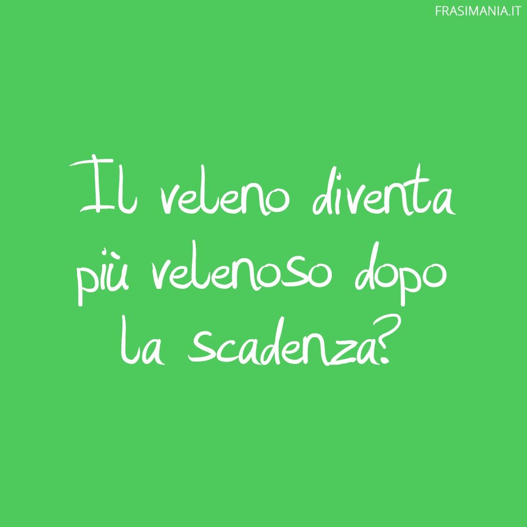 Il veleno diventa più velenoso dopo la scadenza?