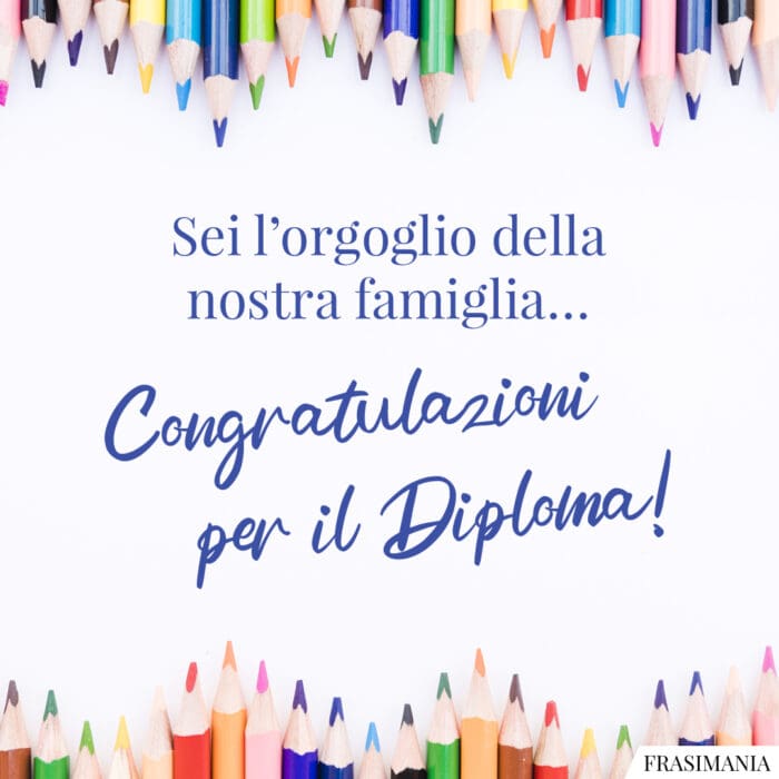 Frasi diploma congratulazioni orgoglio