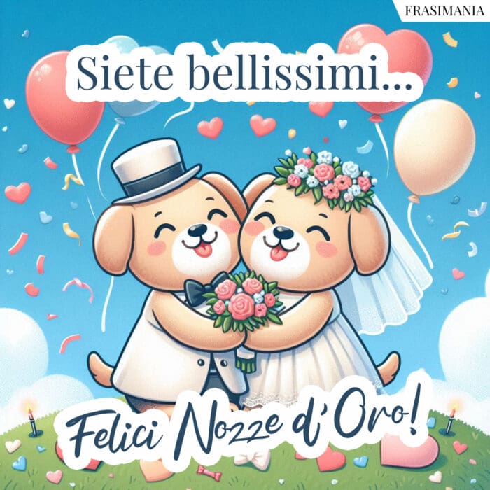 Siete bellissimi... Felici Nozze d'Oro!