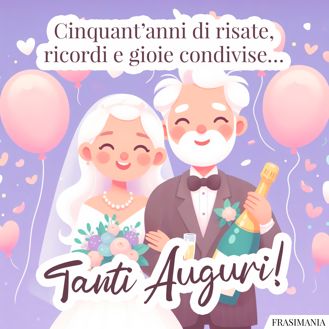 Cinquant’anni di risate, ricordi e gioie condivise… Tanti Auguri!