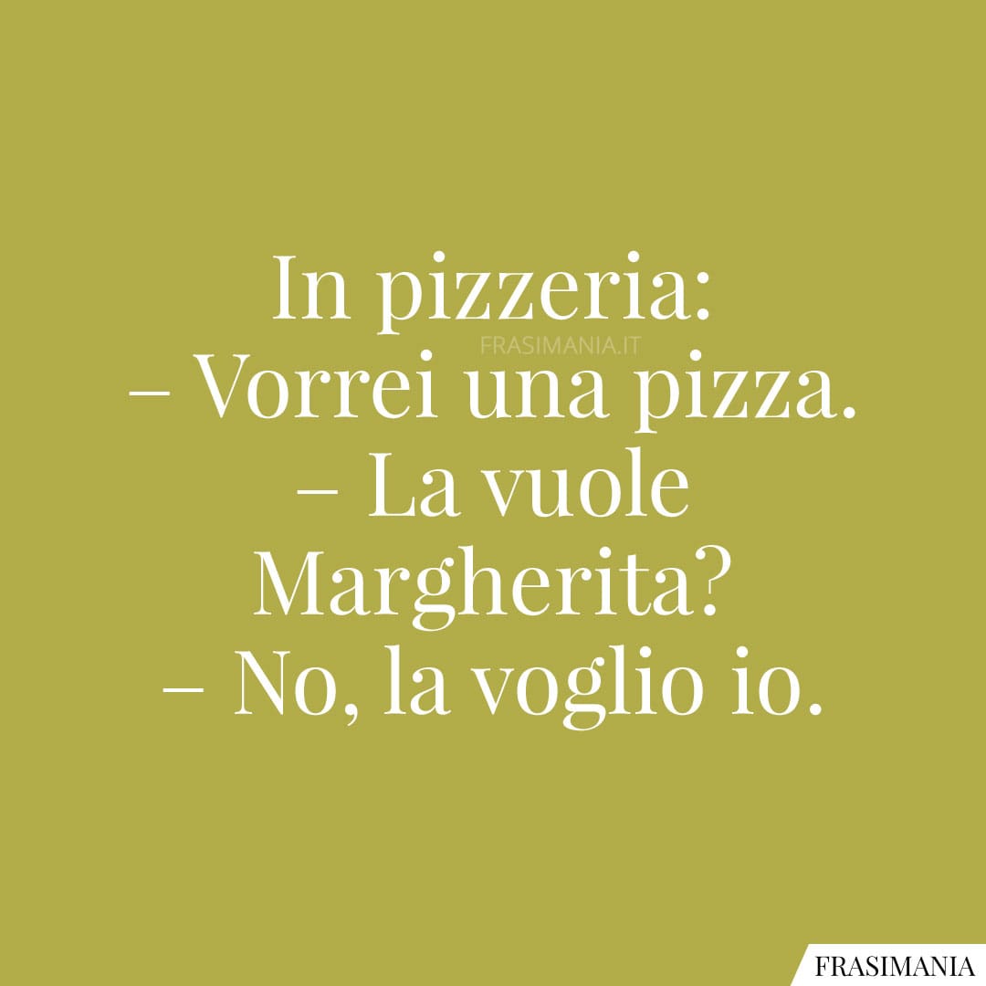 Vorrei una pizza.