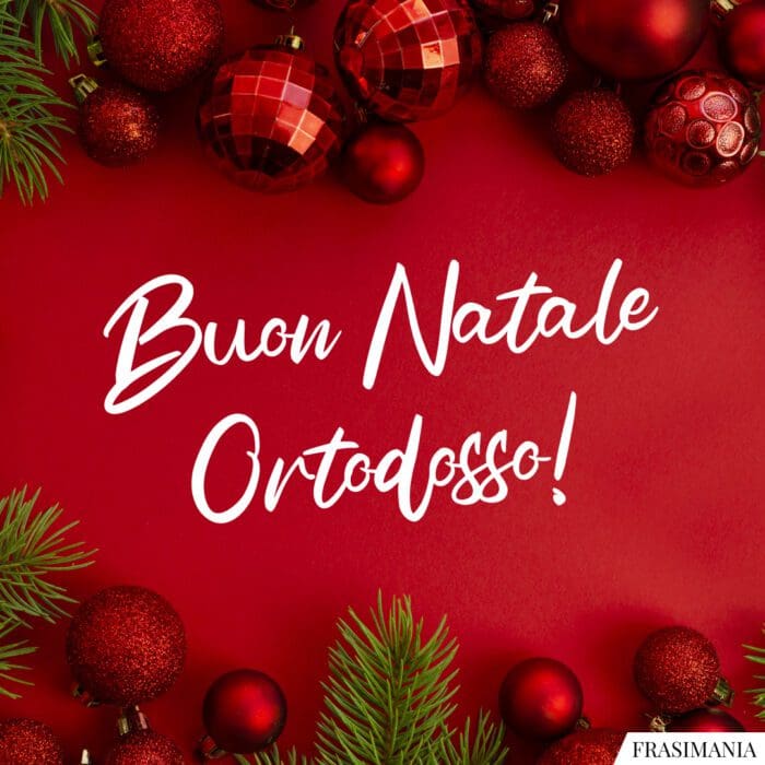 Buon Natale Ortodosso!