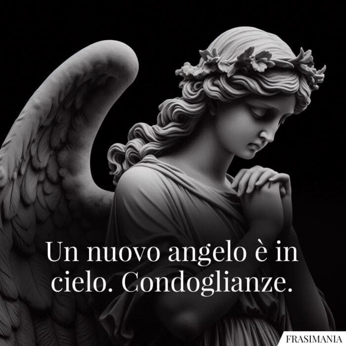 Un nuovo angelo è in cielo. Condoglianze.