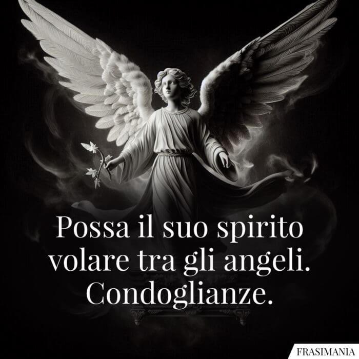 Possa il suo spirito volare tra gli angeli. Condoglianze.
