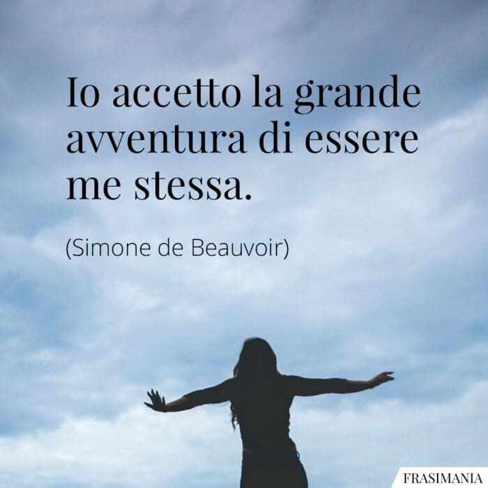 Frasi avventura se stessa Beauvoir