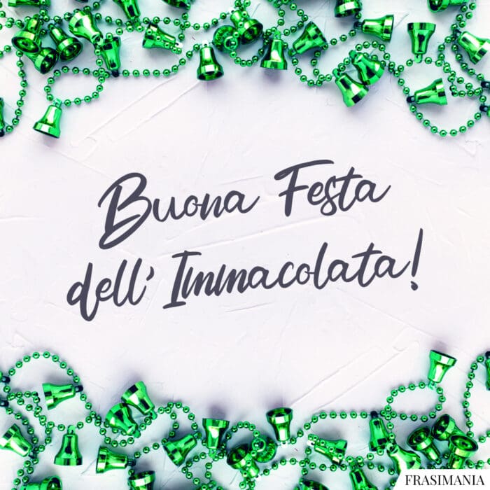 Auguri buona festa Immacolata