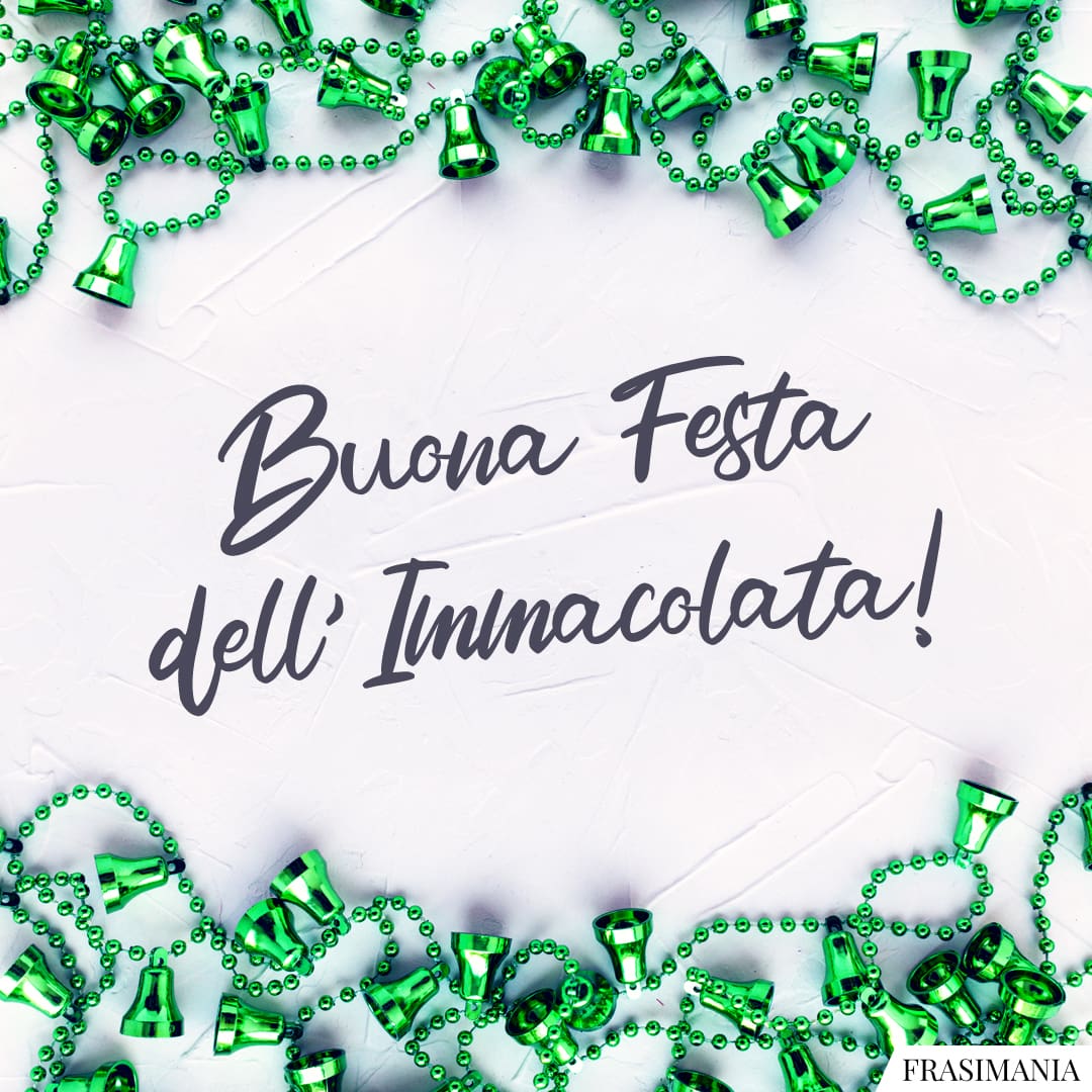Buona Festa dell'Immacolata!