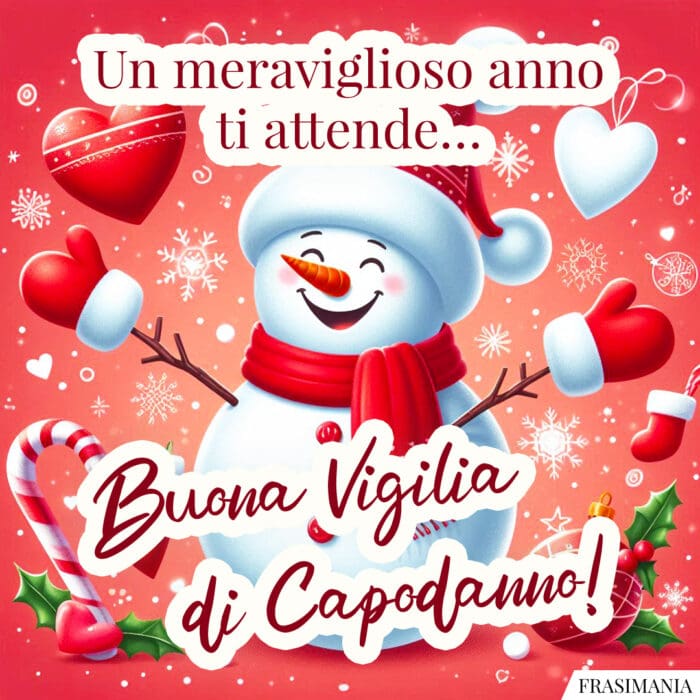 Un meraviglioso anno ti attende… Buona Vigilia di Capodanno!