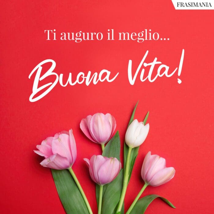 Ti auguro il meglio… Buona Vita!