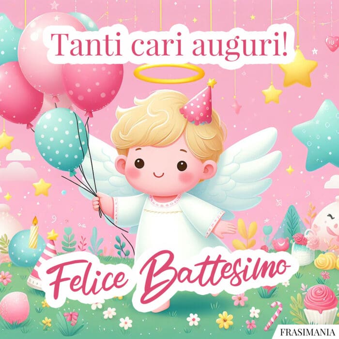 Tanti cari auguri! Felice Battesimo.