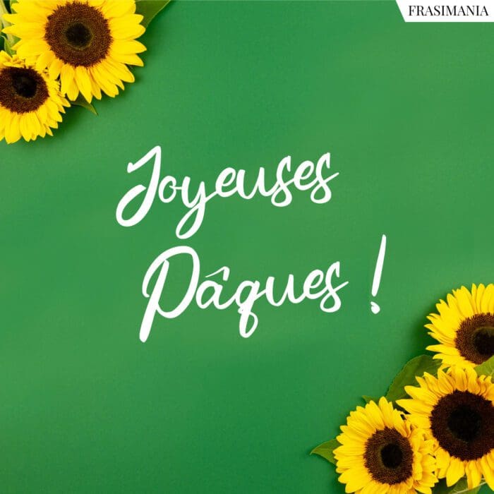 Auguri Pasqua francese