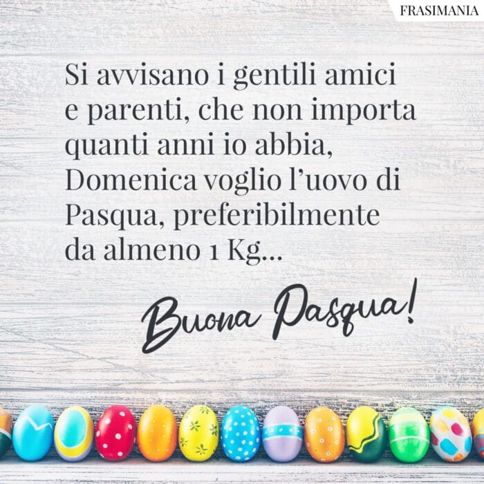 Buona Pasqua divertente