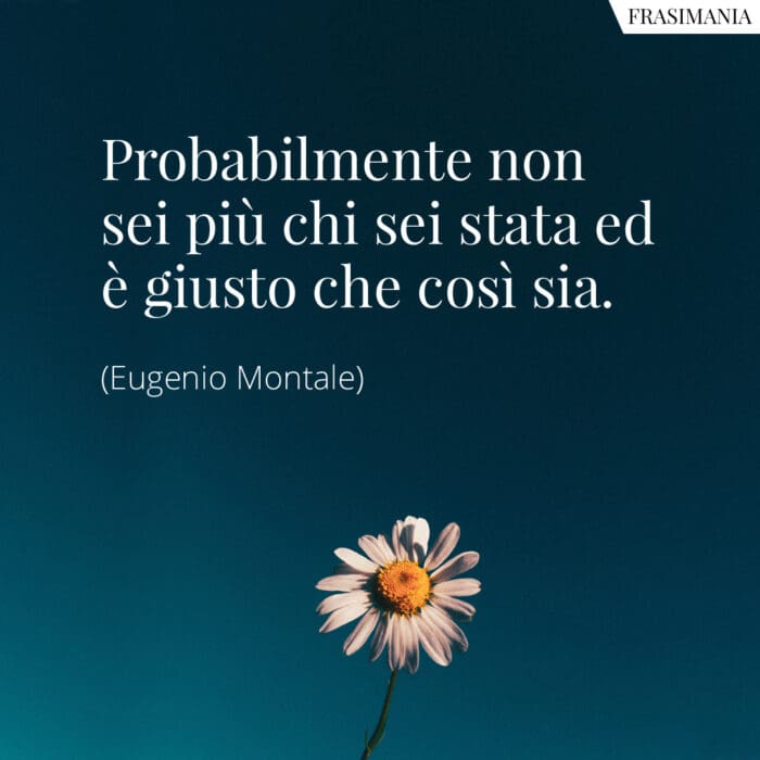 Frasi probabilmente Montale