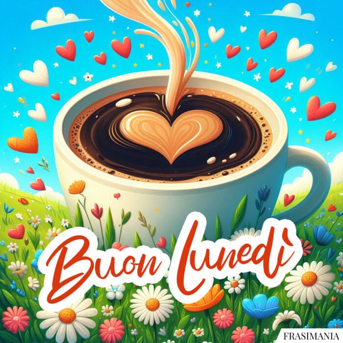 Buon Lunedì tazza caffè