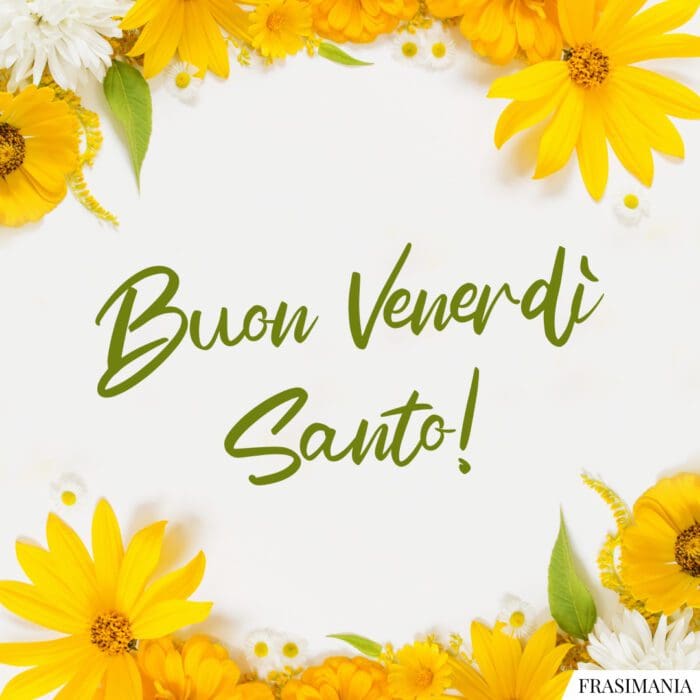 Buon Venerdì Santo auguri