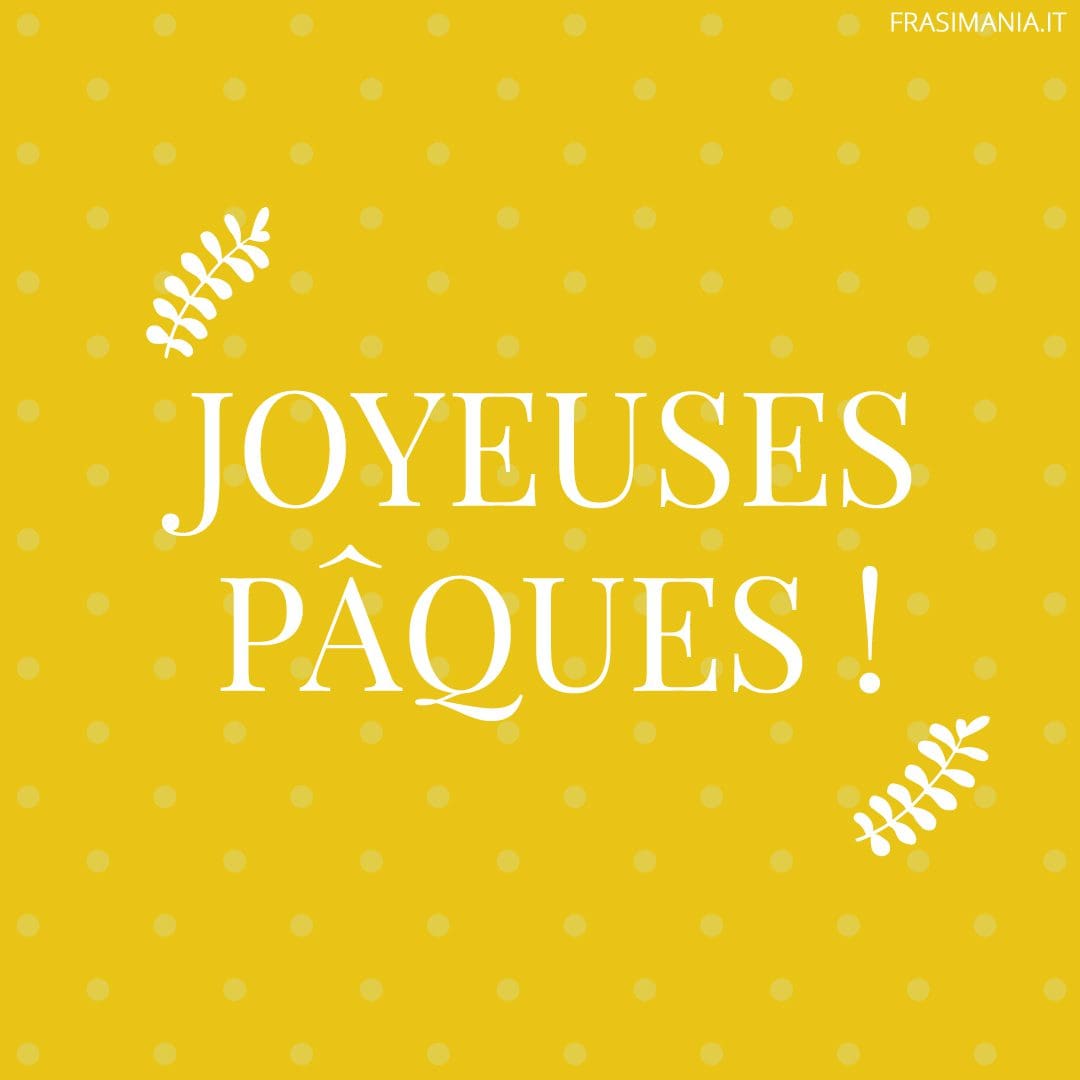 Joyeuses Pâques !